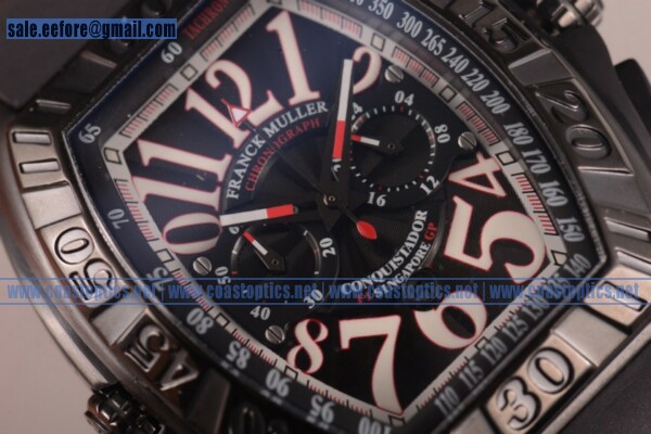 Replica Franck Muller Conquistador F1 Singapore GPChrono Watch PVD 9900CCGP.RU